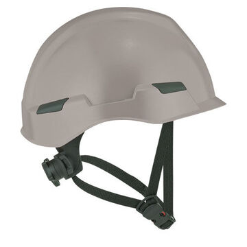 Casque de protection d'escalade, gris, polycarbonate/ABS, 4 points