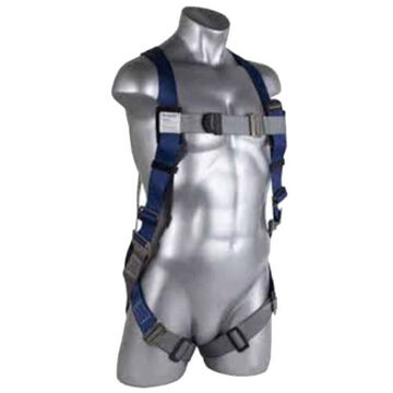 Pass Thru Leg Fall Arrester Harness, Large, Polyester