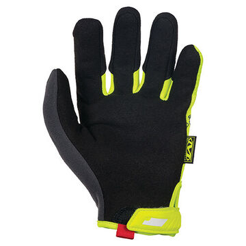 General Purpose Work Gloves, Black/yellow, Synthetic Leather