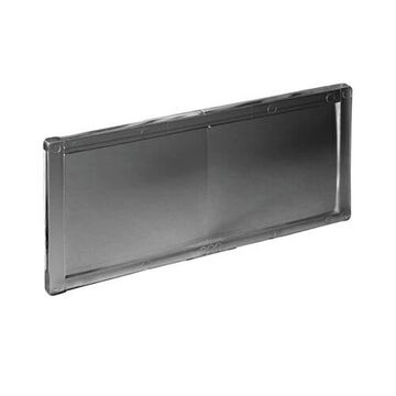 Magnification Plate Rectangular, Plastic, Clear
