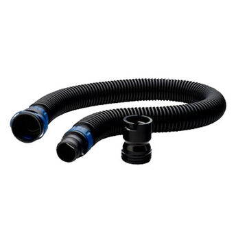 Breathing Tube Heavy Duty, Length Adjusting, Neoprene Rubber, Black