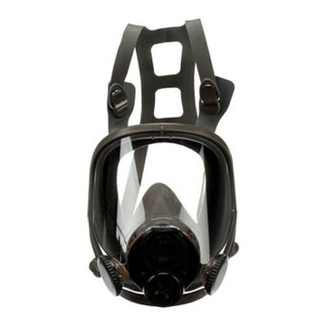Masque complet réutilisable, masque respiratoire, silicone/élastomère thermoplastique, gris, 4 pouceints