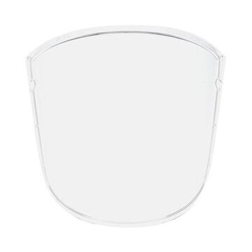 Visor Replacement Standard, 2-1/2 In, 2-1/2 In, Transparent