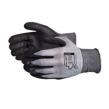 High Dexterity Coated Gloves, Gray, 13 Ga Nylon