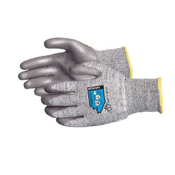 Gloves Coated, Gray, Tenactiv/13 Ga Composite Filament Fiber