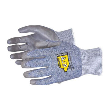 Work Gloves, Gray, 15 Ga Tenactiv