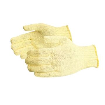 Non-coated Gloves, Yellow, Kevlar