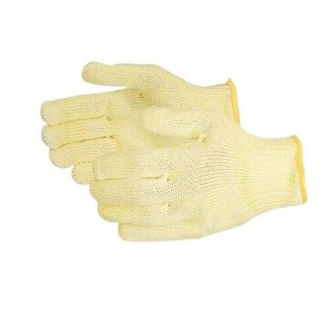 Work Gloves, Yellow, Kevlar/stainless Steel