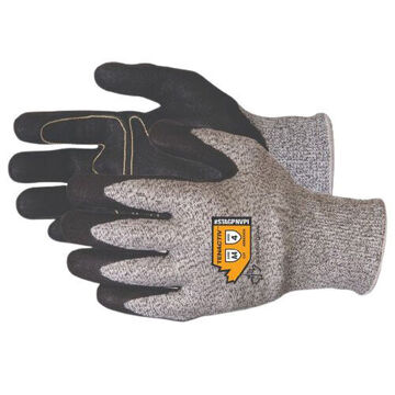 Gloves Anti-vibration Safety, Black/gray, Composite Filament Fiber