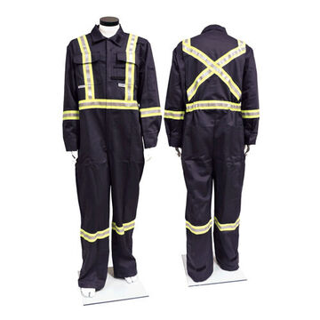 Versatile Protective Coverall, Fr, Navy Blue
