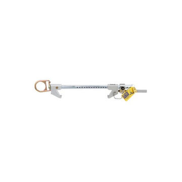 Fixed Beam Anchor, Zinc Plated Steel, 2.5 in x 20 in