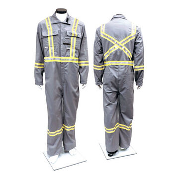 Protective Coverall, Versatile, Fr, Grey 