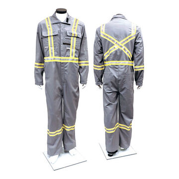 Coverall Fr 3108 7oz Grey Sz 34