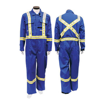 Coverall Fr 7-oz Color Blu Sz 34
