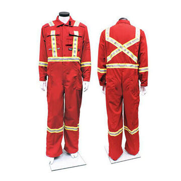 Protective Coverall Deluxe Versatile, Red