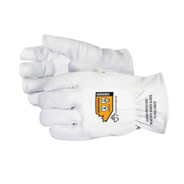 Gants en cuir, blanc, Kevlar, ANSI A5 