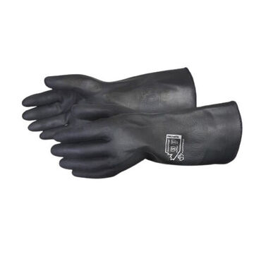Heavy Duty Work Gloves, Black, Neoprene