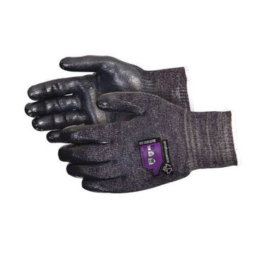 Gloves General Purpose Coated, Black, Stainless Steel/composite Fiber
