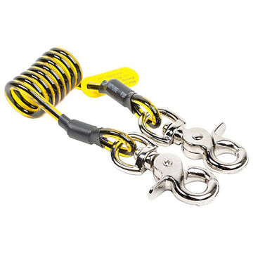 attache bobine Trigger To Trigger, 1.75 pouce, 24 pouce, noir, jaune, vinyle