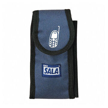 Cell Phone Holder Pouch, 76 mm x 150 mm x 25 mm, Nylon, Blue