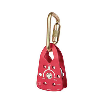 Confined Space Pulley, Anodized Aluminum, 420 lb