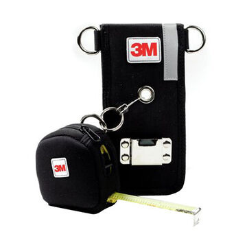Manchon et étui pour ruban à mesurer, 25 pieds, noir, 2 lb