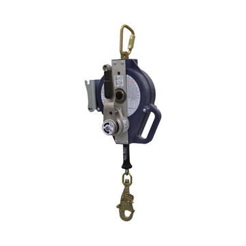 Self-Retracting Lifeline, Stainless Steel Cable, 3/16 in x 8 ft, 310 lb, 1