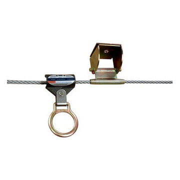 Lifeline Permanent Multi-span Horizontal Cable, Galvanized Cable, 9.5 Mm X 40 Ft, 141 Kg