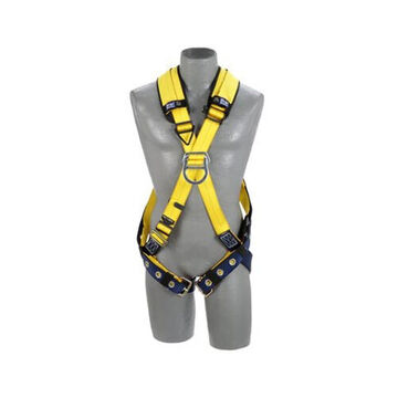 ClimbingSafety Harness, Universal, SteelYellow, 420 lb
