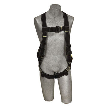 Multi-PurposeSafety Harness, Universal, PVC Coated Steel Leg Buckle/Chest Buckle/Torso Buckle, 310 lb