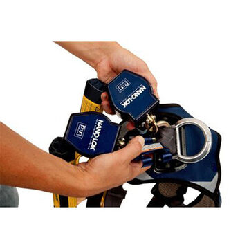 Lifeline Extended Length Twin-leg Self-retracting, 3/4 In X 9 Ft, 310 Lb, 7.75 Lb
