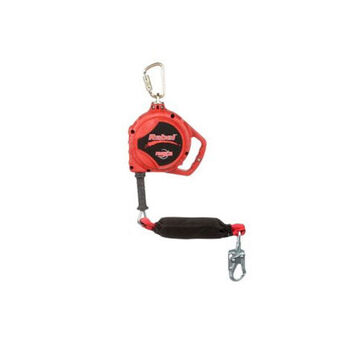 Lifeline Self-retracting, Nylon Thermoplastic, Red, 7/32 In X 20 Ft, 310 Lb, 1