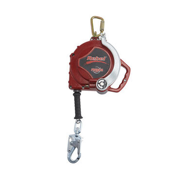 Self-Retracting Lifeline, Aluminum Housing, Galvanized Cable, 50 ft, 310 lb, 3