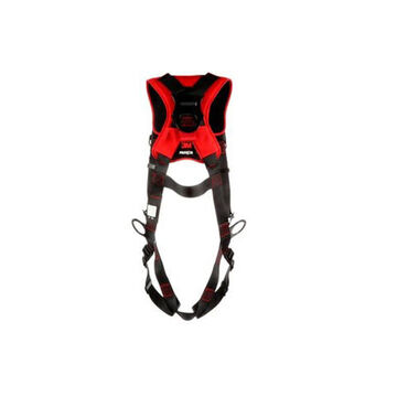 Safety Harness Positioning/climbing, Medium/large, Zinc Plated Steel D-ring, Black, 420 Lb