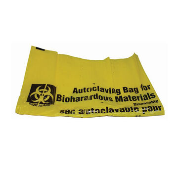 Biohazard Disposable Bag, 14 In X 19 In