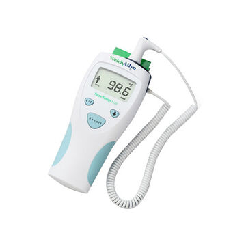 Handheld Electronic Digital Thermometer, +/-0.1 deg C/0.2 deg F Accuracy, 12.5 cm x 20.9 cm x 24.4 cm