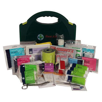 Trousse de premiers soins CSA Type 3, petite, en plastique, avec 143 articles, pour 25 personnes