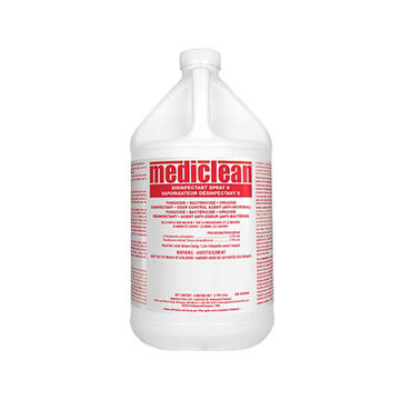 Disinfectant Spray, 1 gal, Liquid, Mint, Transparent, 1.007 g/cm3