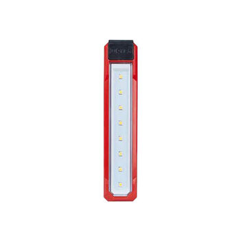 Projecteur de poche, 6 pouces oal, LED, 4 VDC, durée de vie moyenne de 11 heures, IRC 80, 445 lumens, IP54, rouge