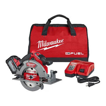 Circular Saw Kit Cordless, Shoe Magnesium, M18 Redlithium, 12 Ah Battery, Variable Speed Control