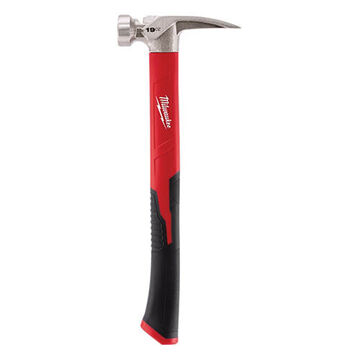 Framing Hammer, Smooth Face Type, Head Weight: 19 oz, Forged Steel, 15.25 in OAL, Straight Handle