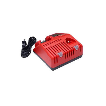 Chargeur simultané, 7.8 pouces wd, 10.8 pouces lg, 3.2 pouces ht, batterie lithium-ion 3 Ah, 60 min de charge, noir, rouge