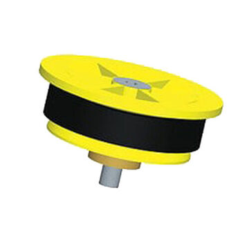 Adapter Adapter Cap, Plastic, Rubber, Yellow