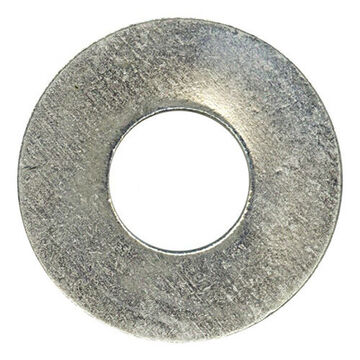 Flat Washer, Zinc Plated Grade 5 High Carbon Steel, 3/8 in, 13/32 in x 13/16 in x 5/64 in
