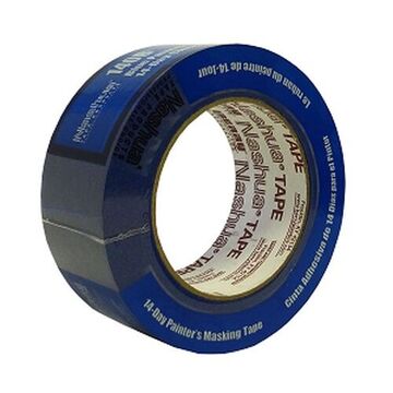 Painters Masking Tape 2 in x 60 yd x 5.4 mil, Blue, 130 deg F, 24 lb/in