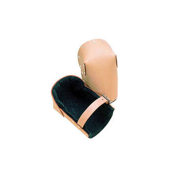 Flooring Knee Pad, One Size Fits All, Leather Pad, Leather Adjustable Strap