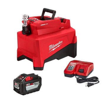 Pump Kit Battery Operated Hydraulic, Reservoir Magnesium, 3/8 In Npt Fluid Port, 6 Ft Control Pendant, 18 Vdc, 90 Db Sound, 10000 Psi