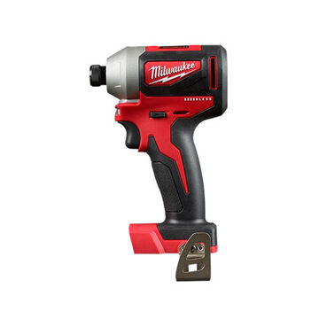 Compact Impact Driver Bare Tool, Glass-Filled Nylon, 5-1/8 in lg, 1/4 in Hex, 4200 bpm, 3200 rpm, 18 VDC, M18 Redlithium, 2 Ah Battery