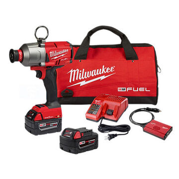 Impact Wrench Kit High-torque, Nylon, 18 Vdc, 5 Ah, 2300 Rpm Speed, 7/16 In Hex Drive