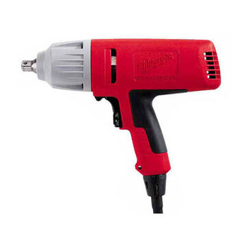 Electric Impact Wrench, Magnesium/Reinforced Nylon, 1000 to 2600 bpm, 10 ft Corded, 1/2 in Drive